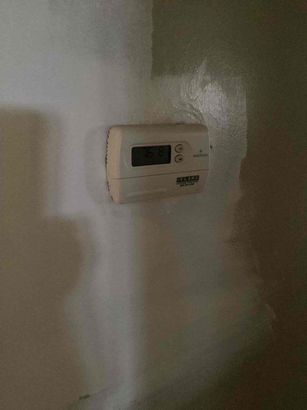 Responded to no heat call for 25-year-old Burnham 207NCL-GE12 boiler in safety shutdown mode. Conducted diagnostic evaluation of boiler system, inspected burner assembly, controls, and safety components. Documented existing equipment condition through photographic assessment of mechanical room installation and thermostat. Provided comprehensive estimate for boiler replacement and separate air conditioning system estimate due to age and condition of existing equipment.