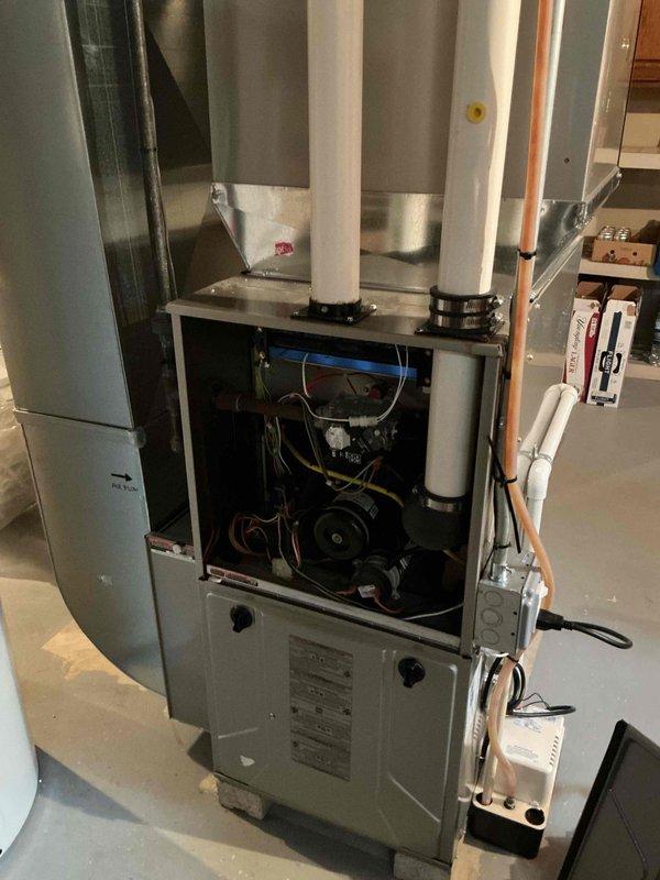 Performed comprehensive maintenance inspection on 22kW Generac standby generator as part of complimentary first-year service following installation. Conducted visual inspection of generator cabinet and internal components, verified proper operation of all control systems, and checked battery condition and charging system functionality. Inspected oil level and quality, examined air filter condition, and verified coolant levels in the engine cooling system. Tested automatic transfer switch operation and confirmed proper voltage output under simulated load conditions. Checked all electrical connections for tightness and signs of corrosion, inspected wiring harnesses and terminal blocks, and verified proper grounding. Examined exhaust system for leaks or deterioration and confirmed adequate ventilation clearances around unit. Reviewed control panel display for error codes or system alerts and documented run hours on the unit. All systems found to be operating within manufacturer specificat