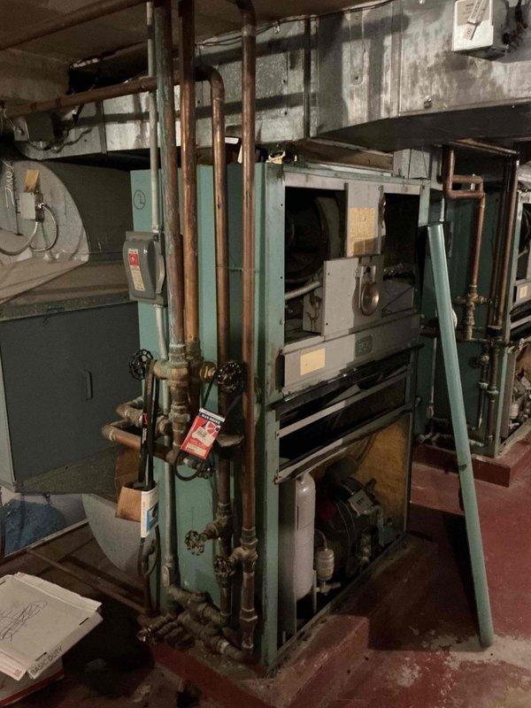 Completed comprehensive Gold Boiler Inspection on basement-located boiler and furnace systems, both exceeding 10 years of age. Performed thorough visual assessment of blue-painted boiler unit, multi-tiered furnace equipment, copper piping, valves, ductwork connections, and all associated HVAC components. All systems inspected for proper operation, safety compliance, and maintenance requirements per Gold service protocol.