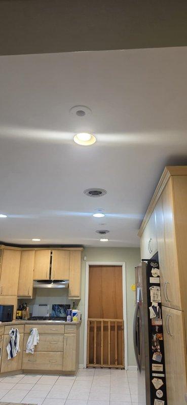 Completed full Unico system replacement including installation of 4-ton air handler in attic space over two-day period. Unit was properly mounted on platform with all electrical connections, control boards, and ductwork reconnected per manufacturer specifications. Mechanical and electrical permits were obtained prior to installation, and all four runs were integrated with existing ceiling vents throughout the residence.