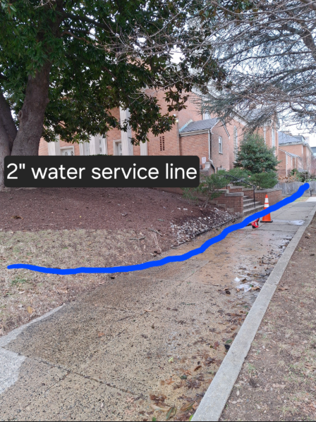 Silver Spring, MD - Pipe Locator and Water Service Line Replacement