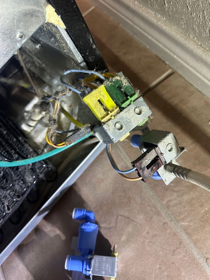 Flower Mound, TX - Frigidaire refrigerator ice maker not working again I looked at the refrigerator and determined that the water valve needed to be replaced since it froze the line again told homeowner and they had me replace it. Flower Mound, TX - Frigidaire refrigerator ice maker not working again I looked at the refrigerator and determined that the water valve needed to be replaced since it froze the line again told homeowner and they had me replace it.