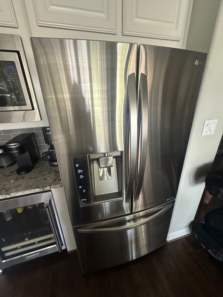 Prosper, TX - Lg refrigerator the top drawer in the freezer keeps falling I looked at the refrigerator and determined that the rails for the top drawer needed to be replaced so homeowner had me replace them. Prosper, TX - Lg refrigerator the top drawer in the freezer keeps falling I looked at the refrigerator and determined that the rails for the top drawer needed to be replaced so homeowner had me replace them.