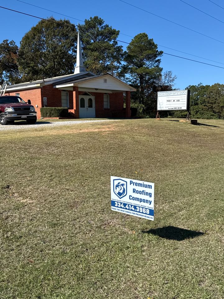 Prattville, AL - Metal roof install at Peace Missionary Baptist Church! Hwy 82, Prattville, AL. 