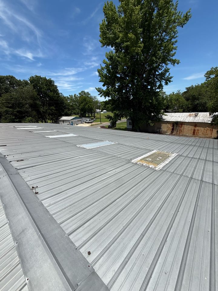 Wetumpka, AL - Skylight removal and metal install project underway! Wetumpka, AL 