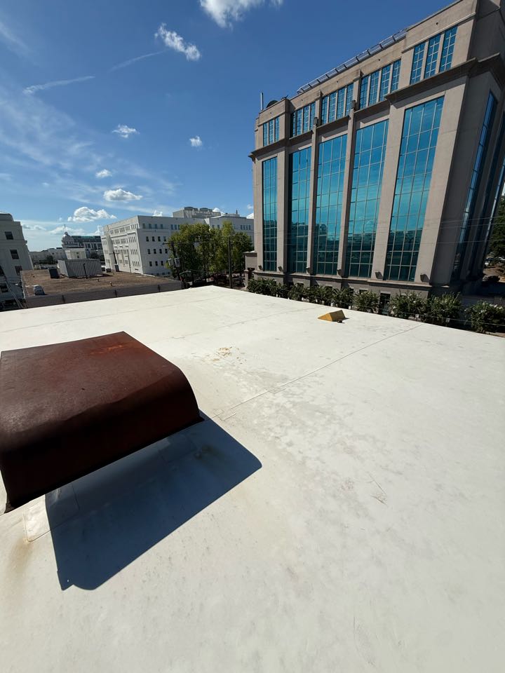Montgomery, AL - Roofing estimate on state building downtown! Give us a call and save! Make the wise choice for premium results! (334) 414-3968 