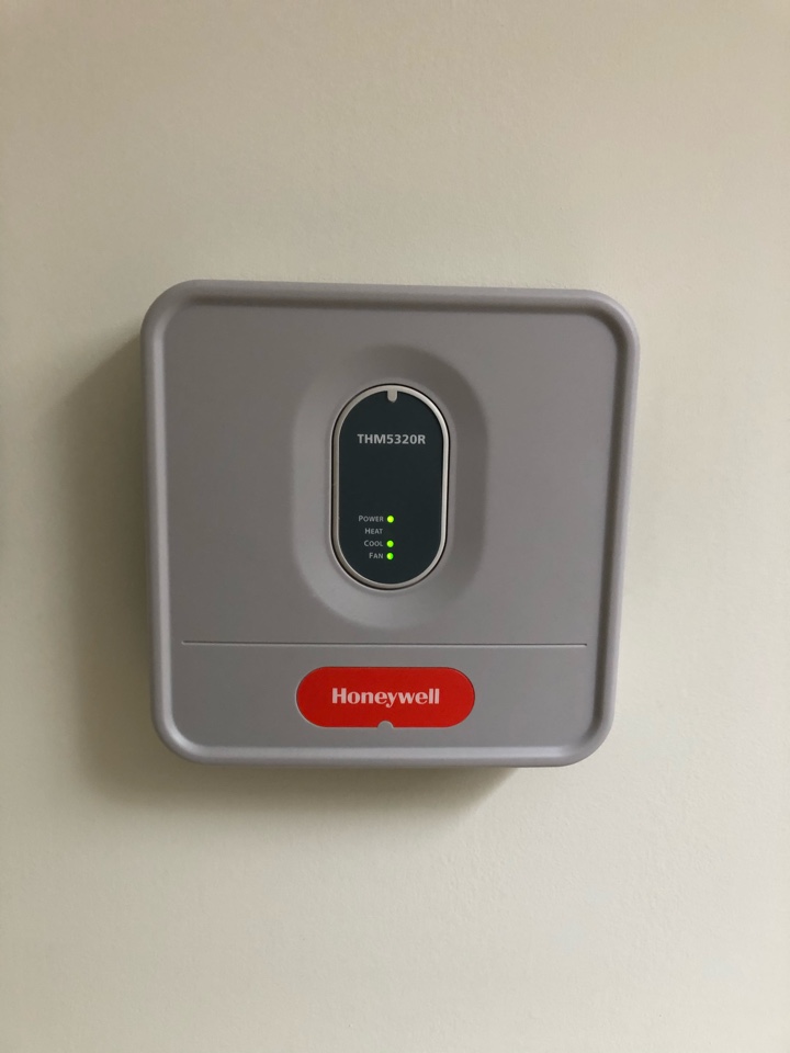 Replacing a Honeywell thermostat with a new ecobee thermostat for a customer in Toronto.