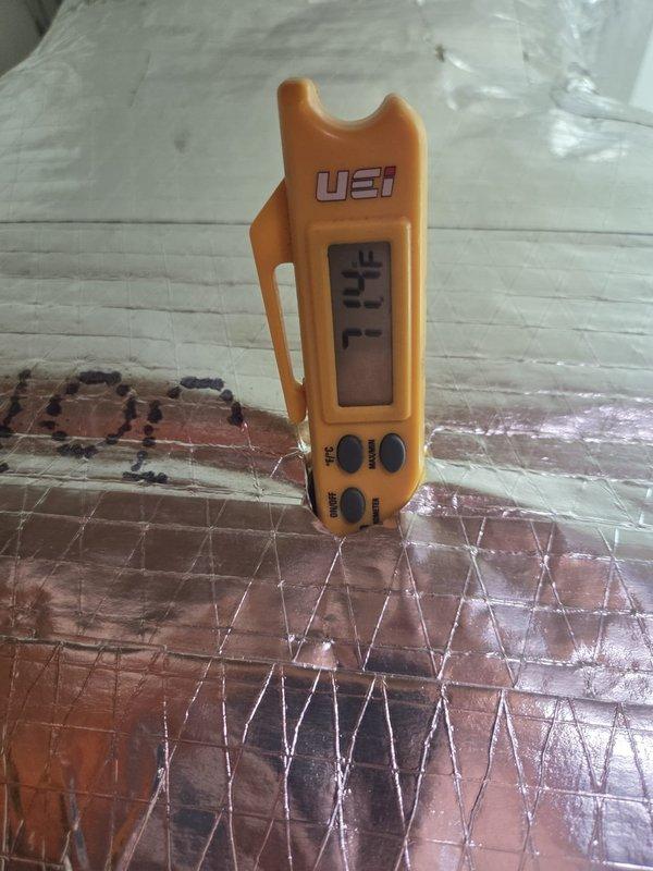 Performed heating system inspection and maintenance visit. Verified thermostat operation (Honeywell ProSeries) set to 68°F with circulation mode active. Conducted temperature differential testing with readings of 41.5°F, confirming proper system performance within manufacturer specifications.