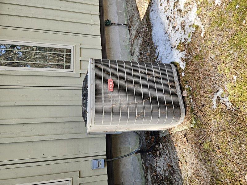 Performed scheduled heating maintenance on dual system: Bryant Plus 90 furnace and outdoor heat pump unit. Conducted comprehensive inspection of both units including electrical connections, refrigerant lines, and ductwork. System showing proper operation with no immediate concerns; noted equipment age as per customer records.