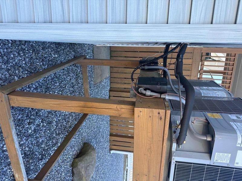 Successfully removed and disposed of existing HVAC equipment and installed a complete Carrier system including a 27SCA536A003 3-ton 15 SEER Heat Pump, FJ5ANXB36L00 Air Handler, FF-2601C10 10kW Electric Heat Pack, and Honeywell Digital WiFi Thermostat. Adapted existing ductwork with metal transitions as needed, replaced outdoor disconnect and electrical whip while reusing existing electrical, condensation, and power lines, and positioned the outdoor unit on the existing stand.