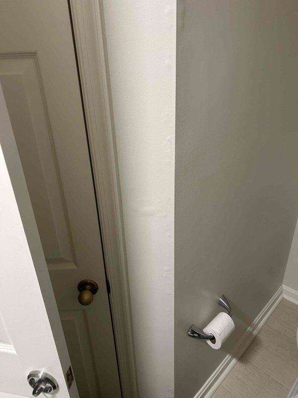 Responded to a service call for water leakage through bathroom ceiling from HVAC condensate line. Diagnosed issue with broken 2-inch drain pipe connection at 3-inch tee fitting. Determined repair requires installation of 2-inch to 3/4-inch PVC reducer, drilling into vent for threaded 3/4-inch fitting, and reconnecting furnace drain line to proper drainage path.