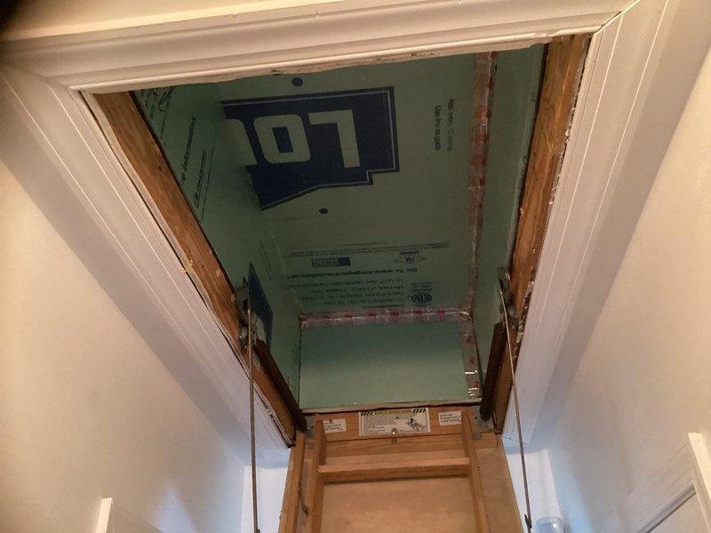 Successfully replaced existing HVAC system with a new American Standard 3-ton 17 SEER heat pump (5A6H7036) and variable speed fan coil unit (5TEM6D04) with 15KW auxiliary heat package. Installation included complete removal of old equipment, mounting the outdoor unit on pressure-treated wood platform, installing the indoor unit with proper drainage, reconnecting to existing EccoBee thermostat, and full system commissioning with refrigerant line flushing, pressure testing, and charging.