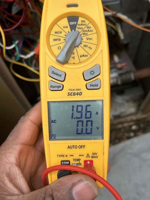 Diagnosed and replaced seized inducer motor in York furnace model PCG4A361002X1A. Multimeter testing confirmed 1.96A draw on the failed component. Extensive corrosion was observed throughout the system, particularly on the housing and base plate where moisture had accumulated.