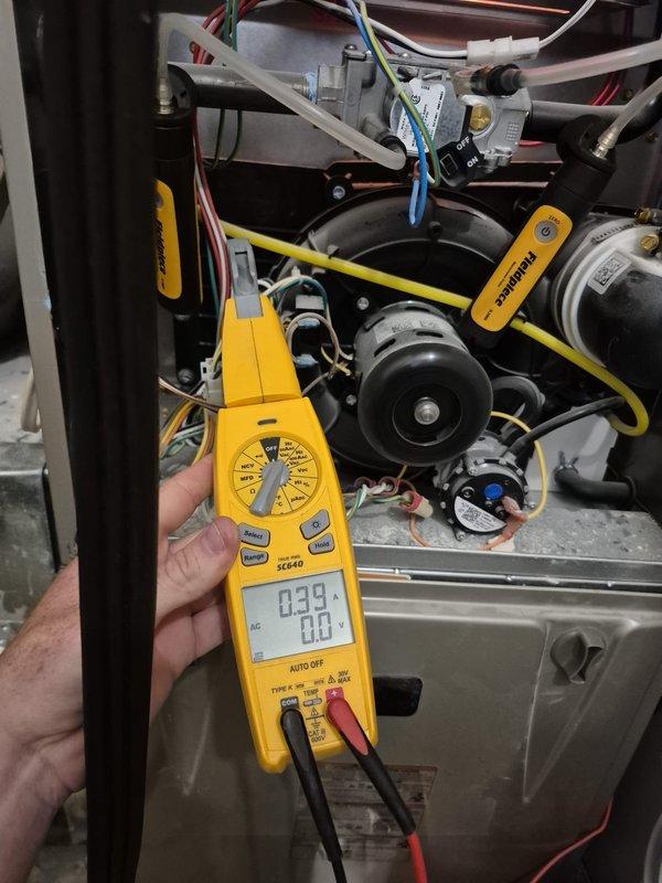 Performed comprehensive tune-up on single HVAC system, including electrical testing with multimeter (0.39 amps) and combustion analysis using Bacharach analyzer. System demonstrated excellent efficiency (94.7%) with minimal CO levels (9 ppm) and optimal stack temperature (107°F).