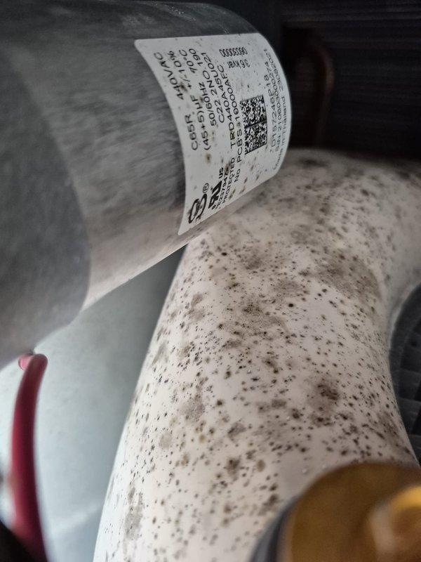 Performed preventative maintenance cooling system inspection on residential HVAC unit. Verified electrical performance using clamp meter, recording amp draw of 32.8 amps with system operating within normal parameters. Inspected all electrical connections, refrigerant lines, and condensate piping, confirming all components functioning properly with no issues identified.