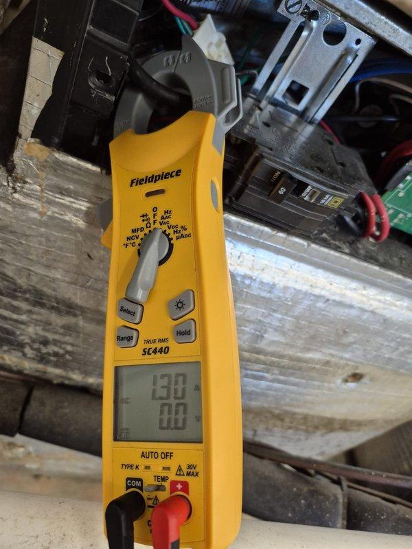 Performed comprehensive cooling system maintenance on multi-zone HVAC system. Conducted electrical diagnostics using clamp meter to verify proper amperage draw and voltage readings across multiple units, confirming all systems operating within manufacturer specifications. Inspected control boards, wiring connections, and electrical components in all zones to ensure safe and efficient operation for the cooling season.