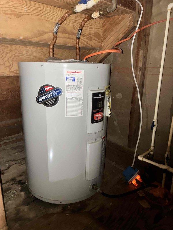 Completed after-hours de-winterization service at residential property. Restored water supply to plumbing system, verified all fixtures operational, and conducted thorough leak inspection throughout the home. Heating system confirmed running at 65 degrees, water heater inspected and functioning properly, all plumbing connections checked and found secure with no active leaks detected.