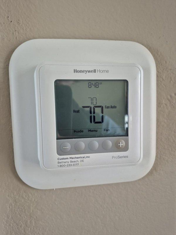 Performed cooling season maintenance inspection on multiple HVAC systems. Verified thermostat operation and calibration, measured electrical current draw and voltage at condensing units, and inspected refrigerant lines and internal components to ensure proper system performance for the upcoming cooling season.
