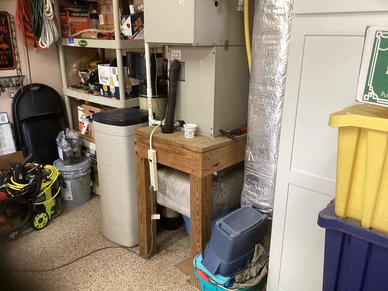 Conducted comprehensive site evaluation for complete HVAC system replacement including furnace and air conditioning unit. Assessed existing equipment location in utility space, documented current ductwork configuration with reflective insulation, and evaluated electrical connections and crawlspace access for installation requirements. Provided detailed replacement estimate for new heating and cooling system.