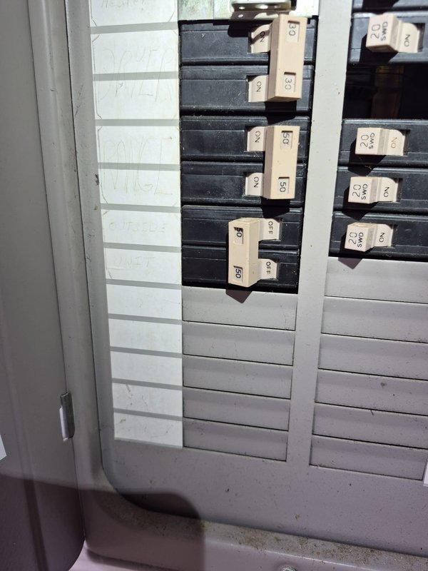 Responded to no cooling complaint at residence with new homeowners unfamiliar with system operation. Upon arrival, performed complete system diagnostic including inspection of outdoor contactor unit which showed significant age-related wear, corrosion, and deteriorated wiring insulation. Verified electrical panel breaker configuration and proper circuit protection. Educated homeowner on air filter location, proper sizing, and routine maintenance requirements for their HVAC system to ensure optimal performance and longevity.