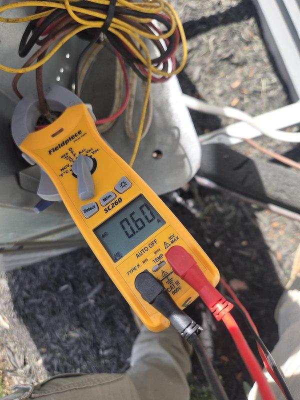 Completed comprehensive heating maintenance visit on residential HVAC system. Performed diagnostic testing including supply air temperature measurements (52.7°F recorded) and electrical current readings (0.64A) at blower motor assembly. Inspected ductwork, motor connections, and system components in accordance with preventive maintenance protocol. System operating within normal parameters. Scheduled follow-up cooling maintenance visit for April 16, 2026.