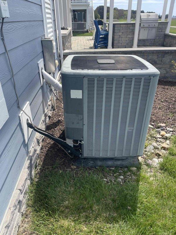Responded to no cooling call and found outdoor unit not operating. Diagnosed issue and restored system to proper working condition. Unit tested and confirmed operational with all controls functioning as designed.
