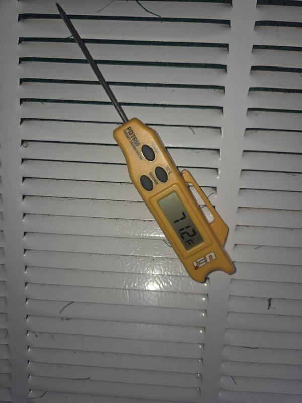 Completed scheduled cooling maintenance visit on residential HVAC system. Performed comprehensive system diagnostics using Fieldpiece SC260 clamp meter to verify electrical parameters and operational performance at the air handler and control module. All measurements recorded within manufacturer specifications, system operating normally with no deficiencies noted.