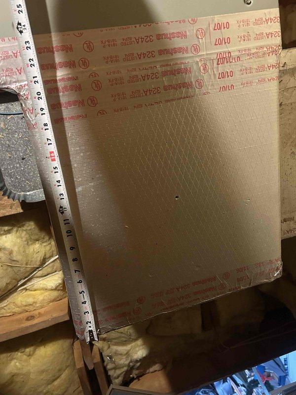 Completed routine cooling maintenance visit on two HVAC systems. Performed standard seasonal inspection, filter changes, and system performance verification on both units. Installed and measured foam insulation board in attic space to improve thermal efficiency and reduce cooling load on the systems.