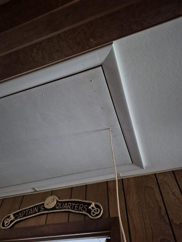 Performed routine cooling maintenance inspection on residential HVAC system. Utilized clamp meter to verify electrical parameters and amperage draw at the air handler, confirming proper system operation. Verified attic access stairs were secured per homeowner requirements to maintain proper conditioned space integrity.