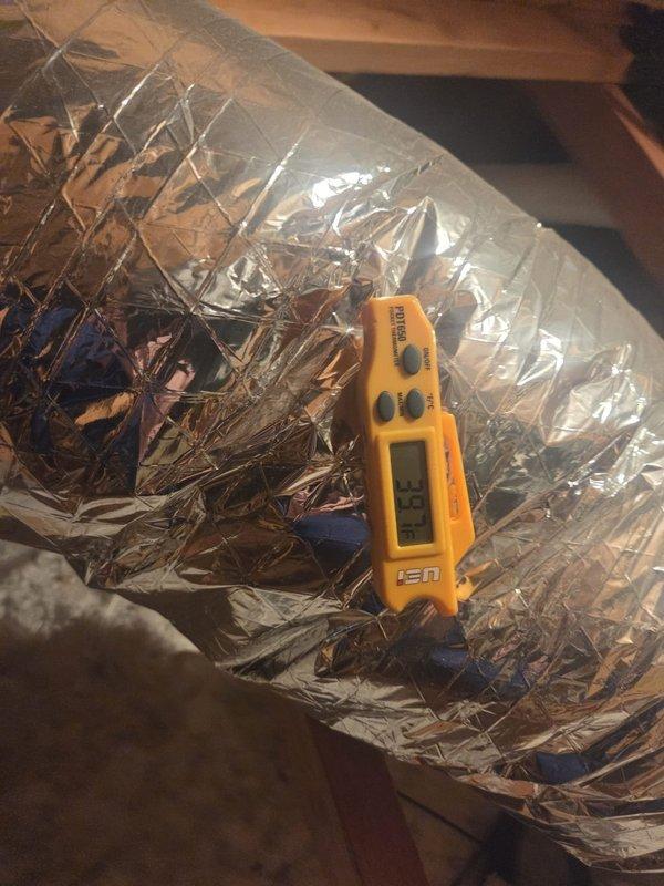 Completed preventive maintenance cooling system inspection on residential HVAC unit. Performed electrical diagnostics using clamp meter to verify amperage draw and system performance at outdoor condensing unit. Inspected refrigerant lines, condenser coil, and attic insulation conditions as part of comprehensive cooling season readiness check.