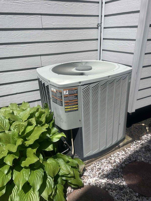 Responded to no cooling complaint on 10+ year old system. Performed diagnostic evaluation of outdoor condensing unit and indoor air handler located in attic space. Inspected equipment operation, refrigerant lines, electrical connections, and overall system condition. Documented equipment with photos for service records. Customer acknowledged billable repair authorization with payment method on file.
