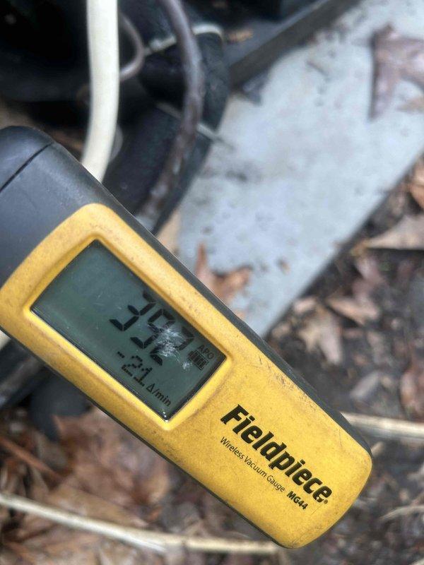 Responded to no cooling complaint on 2010 Nordyne system model C5QA-X30U-B. Diagnosed failed indoor thermostatic expansion valve causing inadequate refrigerant flow to evaporator coil. Replaced defective TXV and installed new filter drier to ensure system cleanliness and proper operation. Evacuated system to proper micron level, recharged with refrigerant to manufacturer specifications, and verified all operating pressures and temperatures within normal range. System restored to full cooling capacity and left operational.