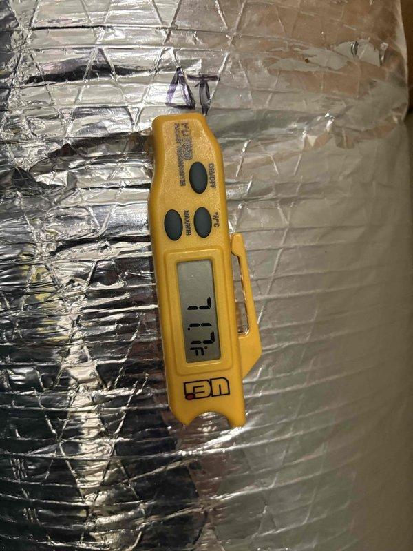 Responded to no cooling call on aging system over 10 years old. Accessed property using updated gate code and performed diagnostic testing on outdoor unit electrical components and refrigerant system measurements in attic space. System still experiencing cooling issues requiring further evaluation.