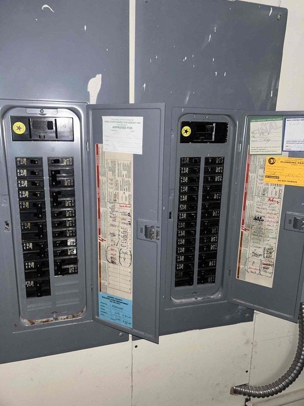 Responded to no cooling complaint on residential air conditioning system. Upon arrival, connected manifold gauges to measure refrigerant pressures and verify system operation. Diagnostic testing revealed system was not maintaining proper operating pressures, preventing adequate cooling performance. Inspected electrical panel and circuit breakers to verify proper power supply to HVAC equipment. System evaluated and customer advised of findings for necessary repairs to restore cooling function.
