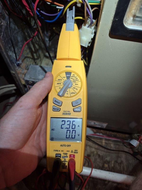 Performed preventive maintenance on multiple cooling systems. Used digital clamp meter to measure electrical amperage and voltage on condenser units, verifying proper compressor and fan motor operation. All systems tested and found operating within normal parameters.