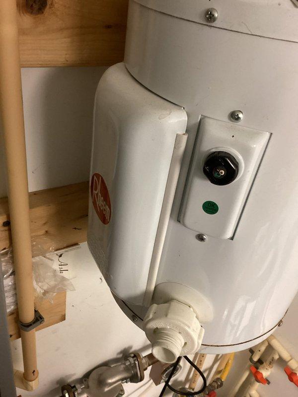 Responded to service call for tankless water heater experiencing intermittent loss of hot water requiring multiple manual resets. Performed complete system flush to remove mineral buildup and scale deposits that were causing the unit to overheat and trigger safety shutoff. Descaled heat exchanger, cleaned inlet filter screen, inspected flow sensor, and verified proper operation of all safety controls. Unit tested successfully with consistent hot water delivery and no fault codes after service completion.