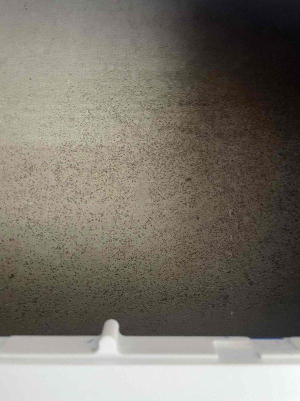 Responded to recurring condensate leak issue with water running down interior walls from mini split system. Upon inspection, found excessive moisture accumulation on refrigerant lines and condensate drainage components, indicating improper drainage or blockage in the condensate removal system. Documented conditions with photos showing water droplets forming on both insulated and uninsulated piping within the line set chase, confirming active condensation problem requiring immediate attention to prevent further water damage and customer dissatisfaction.