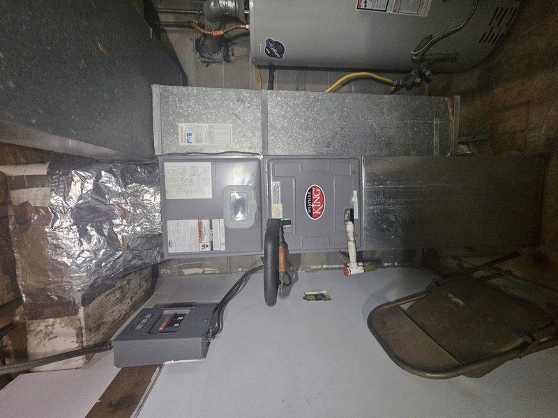 Responded to no cooling complaint on Rheem HVAC system. Upon arrival, confirmed inadequate cooling performance during high ambient temperature conditions. Performed diagnostic testing including temperature differential measurements at supply and return, verified refrigerant charge levels, and inspected ductwork insulation in attic space for proper sealing and thermal efficiency. System evaluated and measurements documented with thermal imaging equipment to identify performance issues affecting cooling capacity during peak load conditions.