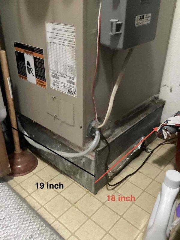Responded to no-cool call on HVAC system that had stopped operating. Upon arrival, performed diagnostic inspection of indoor unit and electrical components, documented equipment condition and installation clearances. Customer was informed of findings and system status prior to proceeding with necessary repairs.