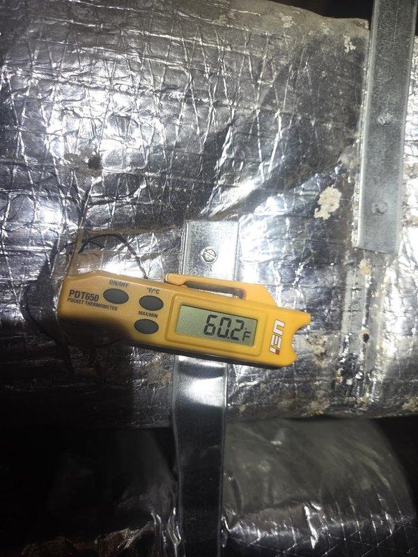 Responded to no cooling complaint on first floor system. Upon arrival, diagnosed and resolved cooling issue on primary unit. Verified both systems operational and performed preventive tune-up maintenance on both HVAC systems. Supply air temperatures measured at 60.2°F and 53°F respectively, confirming adequate cooling performance on both units after service completion.