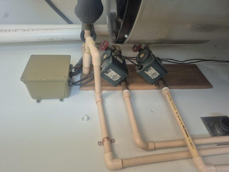 Provided estimate for upgrading existing 40-gallon water heater to 50-gallon unit with expansion tank installation in utility room. Assessed feasibility and requirements for relocating water heater approximately 1-5 feet from current position within same room. Evaluated plumbing infrastructure and provided quote for installing outdoor shower with complete rough-in plumbing connections.