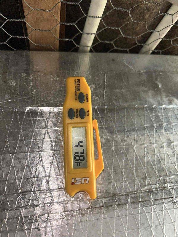 Performed preventative maintenance cooling visit on two HVAC systems. Inspected and tested both units, measuring supply air temperature at 47.8°F indicating proper cooling operation. Verified electrical connections and capacitor functionality on condensing units, confirmed all wire terminations secure and system components operating within normal parameters. Customer declined filter replacement at this time but was advised of the need for new filters.