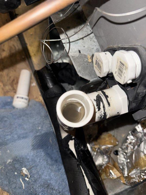 Installed new insulated metal return plenum with integrated filter rack and 16x20x1 filter for attic-mounted air handler. Leveled unit, installed emergency safety switch trap, and sealed air leaks at unit connections including 4" cap installation. Inspected and cleaned evaporator coil to restore proper airflow and system efficiency.