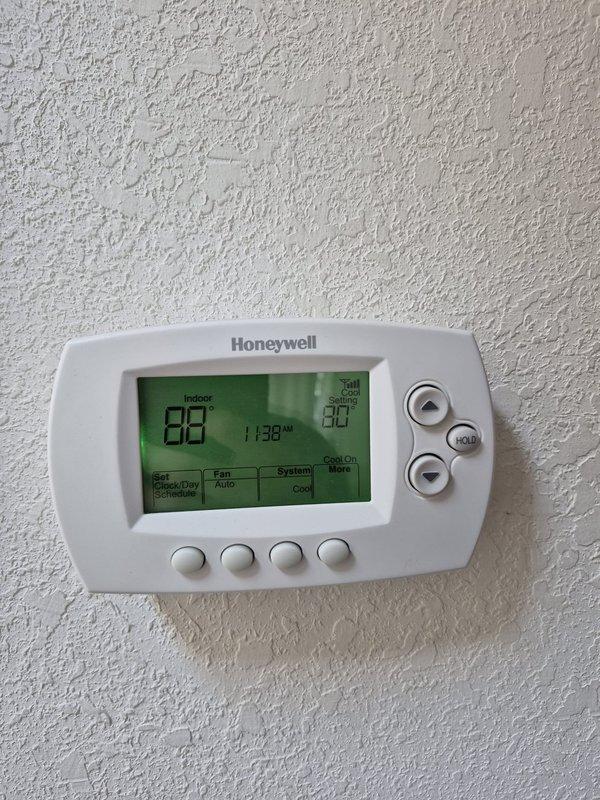 Responded to no cooling complaint with indoor temperature at 88°F. Performed system diagnostics and measured supply air temperature at 70.3°F at register, indicating inadequate cooling performance. Identified necessary repairs and provided customer with repair options and pricing with available discount, received authorization to proceed with credit card on file.