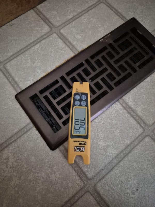 Responded to no cooling complaint with indoor temperature at 88°F. Performed system diagnostics and measured supply air temperature at 70.3°F at register, indicating inadequate cooling performance. Identified necessary repairs and provided customer with repair options and pricing with available discount, received authorization to proceed with credit card on file.