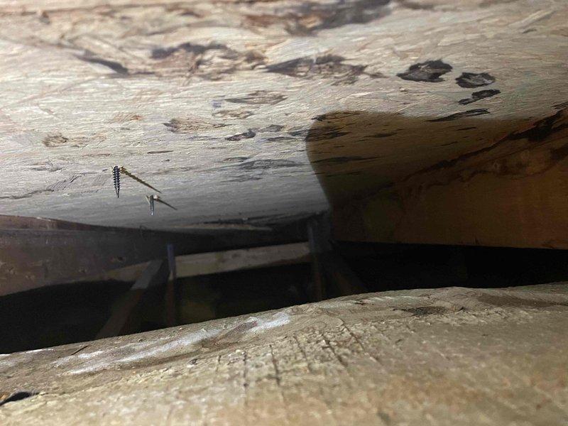 Responded to no cooling call and found system inoperative. Upon inspection, discovered severe water intrusion in crawl space affecting HVAC equipment area with standing water, extensively damaged and saturated insulation, and significant water damage to structural components. Documented conditions with photos showing compromised wooden beams with dark staining indicative of prolonged moisture exposure and deteriorated fiberglass insulation throughout the space. System unable to operate safely due to water damage in equipment vicinity. Advised customer of moisture intrusion issues requiring immediate remediation before HVAC repairs can proceed safely.