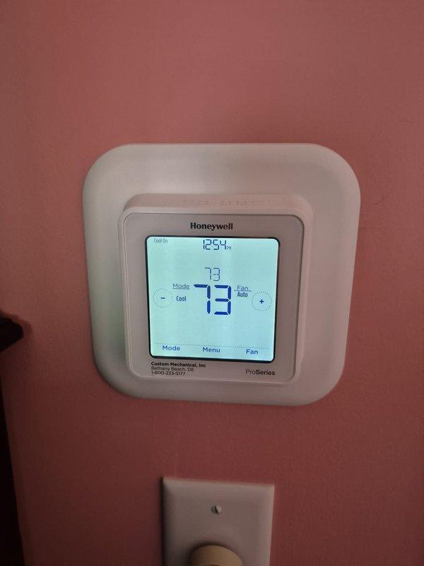 Completed fall maintenance check-up on two residential furnaces, one servicing each floor of the home. Both units are four years old and were found to be operating within normal parameters. Performed comprehensive inspection including thermostat functionality verification, electrical testing of blower motor components, and system diagnostics. All measurements and readings confirmed proper operation with no deficiencies noted.
