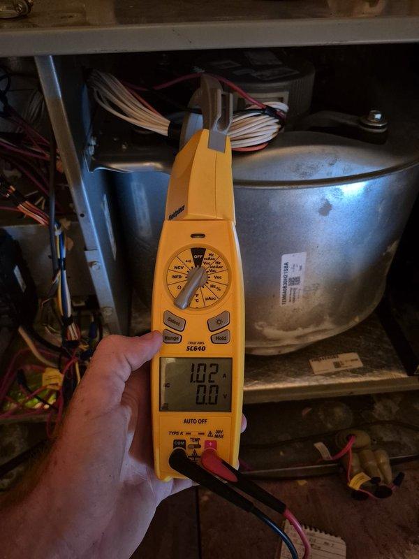 Completed fall maintenance check-up on two residential furnaces, one servicing each floor of the home. Both units are four years old and were found to be operating within normal parameters. Performed comprehensive inspection including thermostat functionality verification, electrical testing of blower motor components, and system diagnostics. All measurements and readings confirmed proper operation with no deficiencies noted.