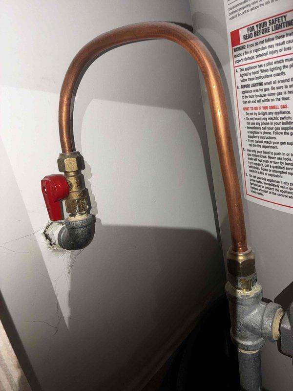 Conducted estimate for replacement of 20+ year old gas water heater located in closet behind panel wall. Unit requires closet clearance and shelf removal for access and proper installation. Customer to contact when ready to proceed with replacement.
