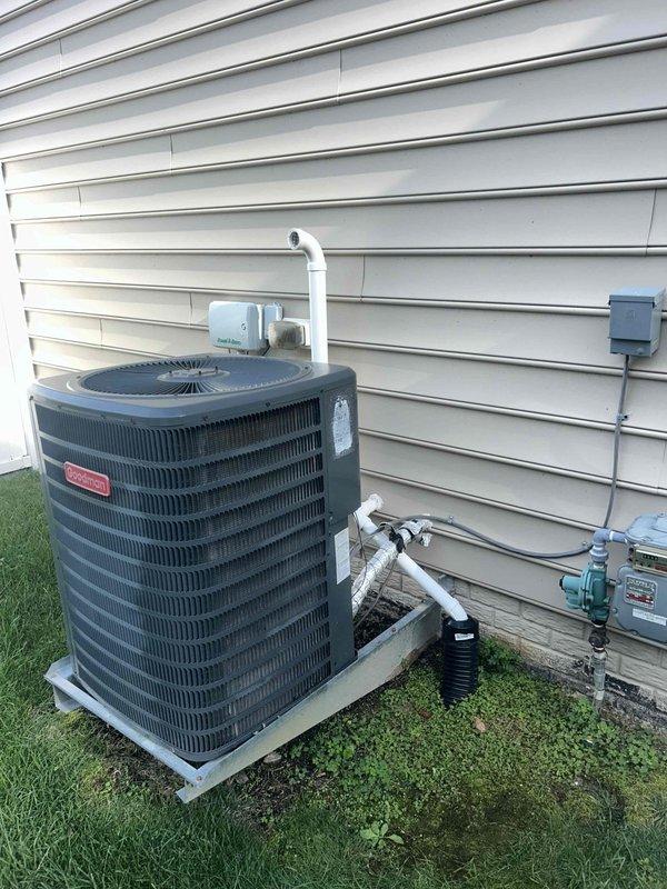 Responded to third callback for no cooling condition on system less than 10 years old. Upon arrival, performed comprehensive diagnostic evaluation of both outdoor condensing unit and indoor air handler. Inspected condenser operation, verified proper electrical connections at outdoor disconnect and control board, and checked refrigerant pressures. Examined indoor air handler for airflow restrictions, filter condition, and proper blower motor operation. Documented equipment condition with photos showing exterior condenser installation with associated piping and electrical connections, as well as attic-mounted air handler with visible ductwork and refrigerant lines. Determined root cause of cooling failure and provided customer with repair options and associated costs for resolution, as this represented a new issue separate from previous service visits.